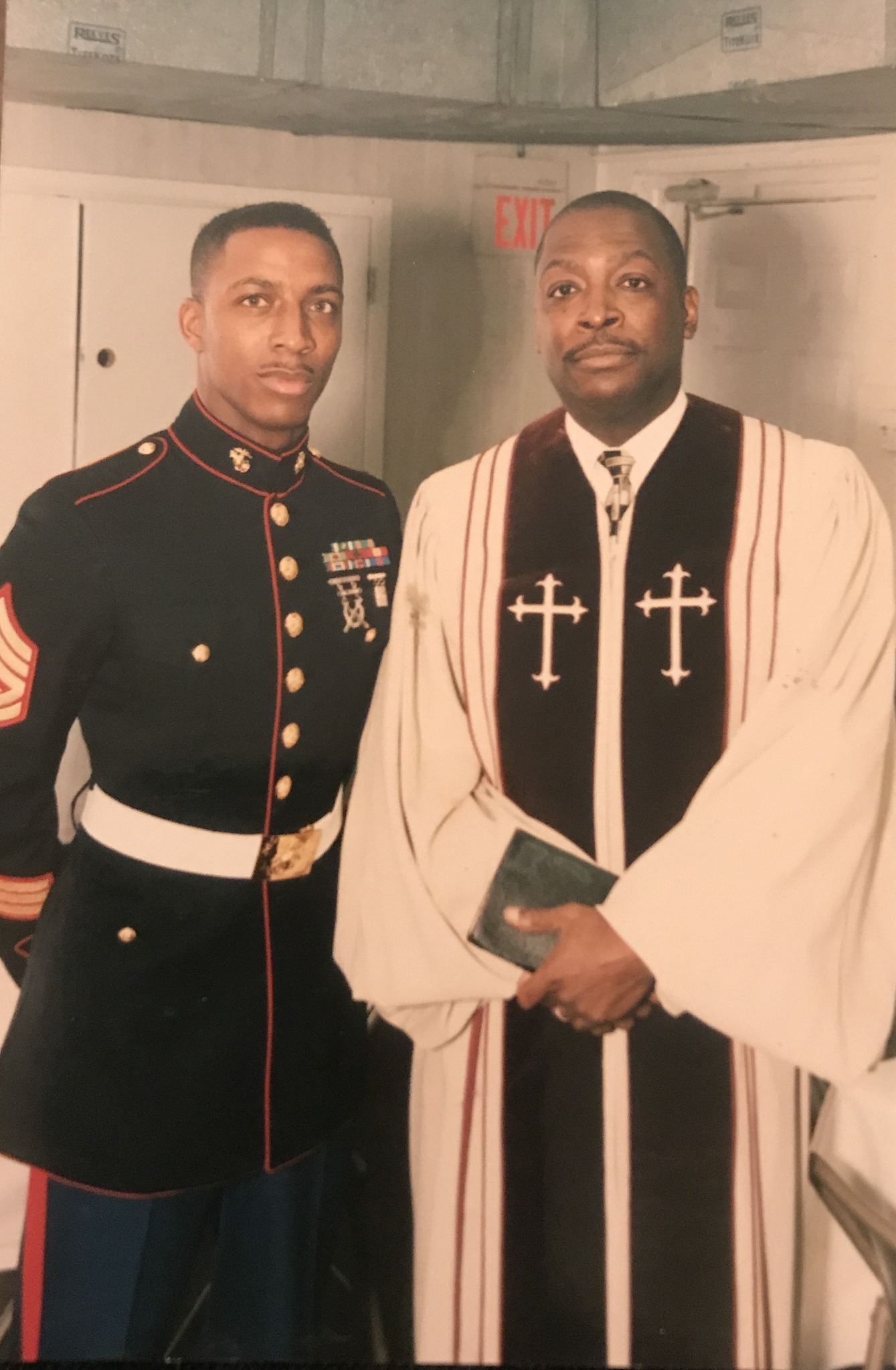 Pastor Clifford Matthews and Son